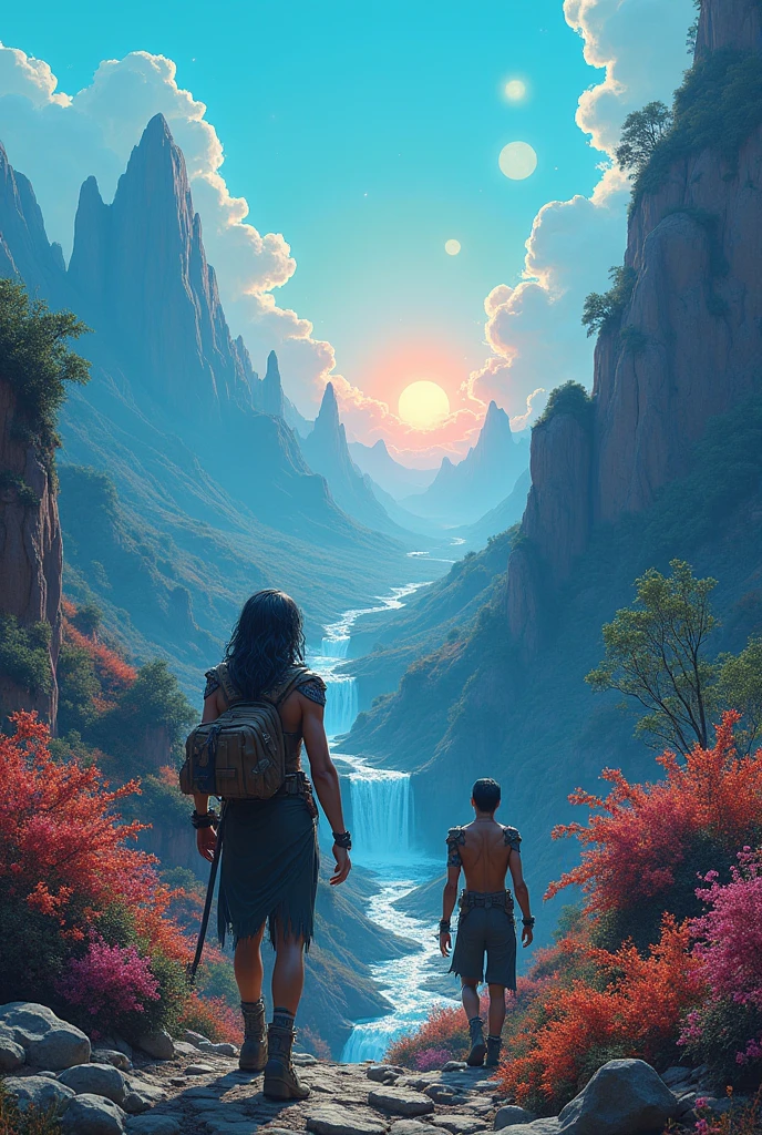 Unknown planet with human inhabitants