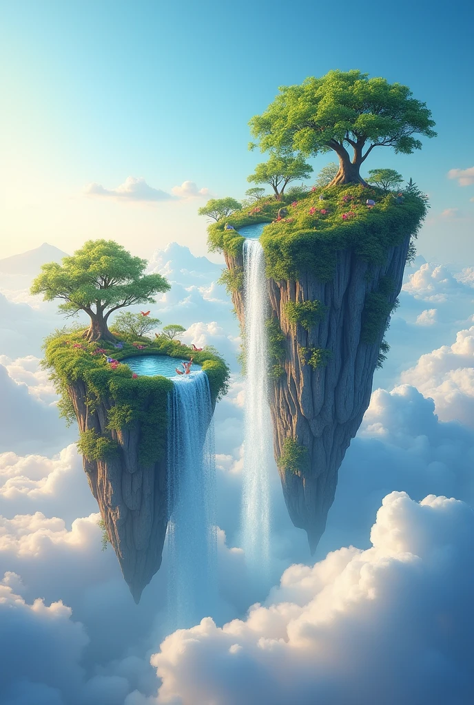 Two very beautiful floating islands