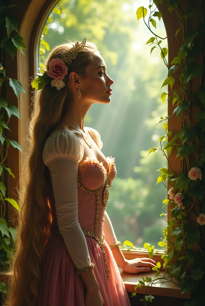 singer Ariana Grande as Rapunzel