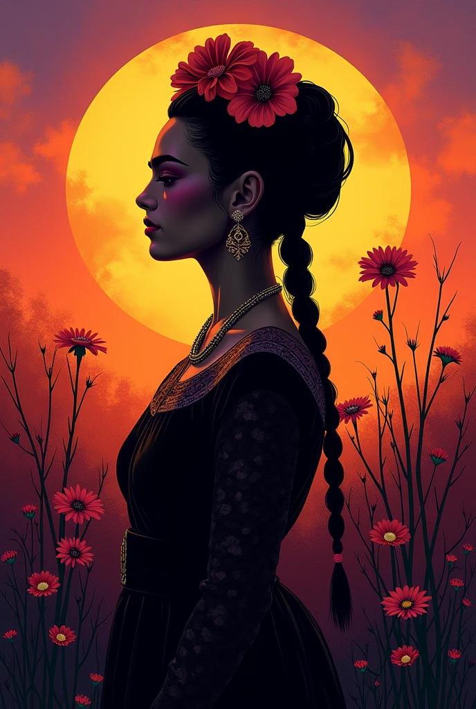 frida kahlo silhouette