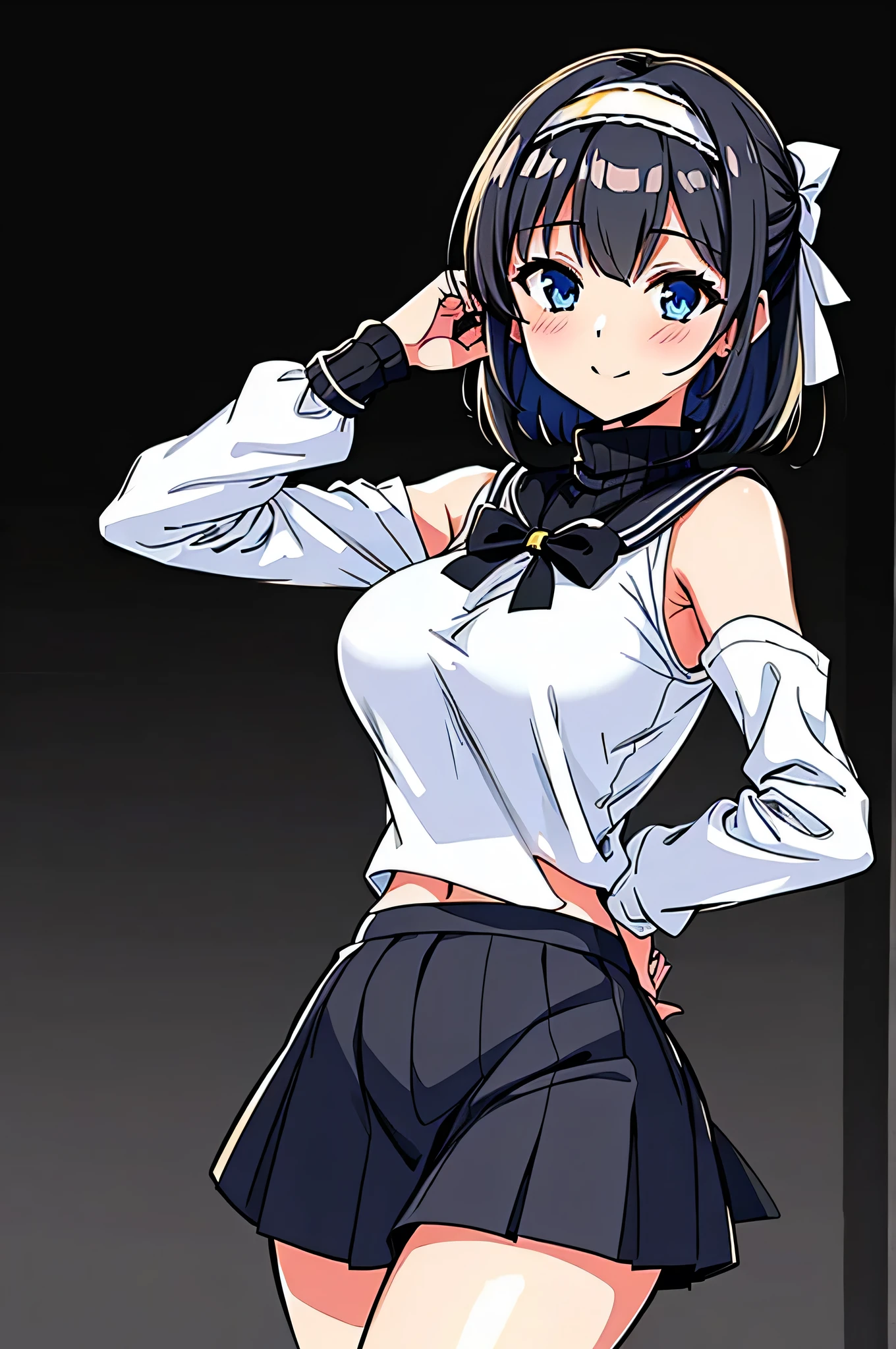 (((SHARP detail perfect face))), (flat chest), (nice hips), detailed skin, ((masterpiece)), best quality, (SHARP details), 4k, ((femboy)), (male school uniform), smiling, ((blush)), 1 boy, (girly), tomgirl, asymetric hair, indoors, ((shorts)), ((bulge in shorts)), short hair, white shirt, (close up),