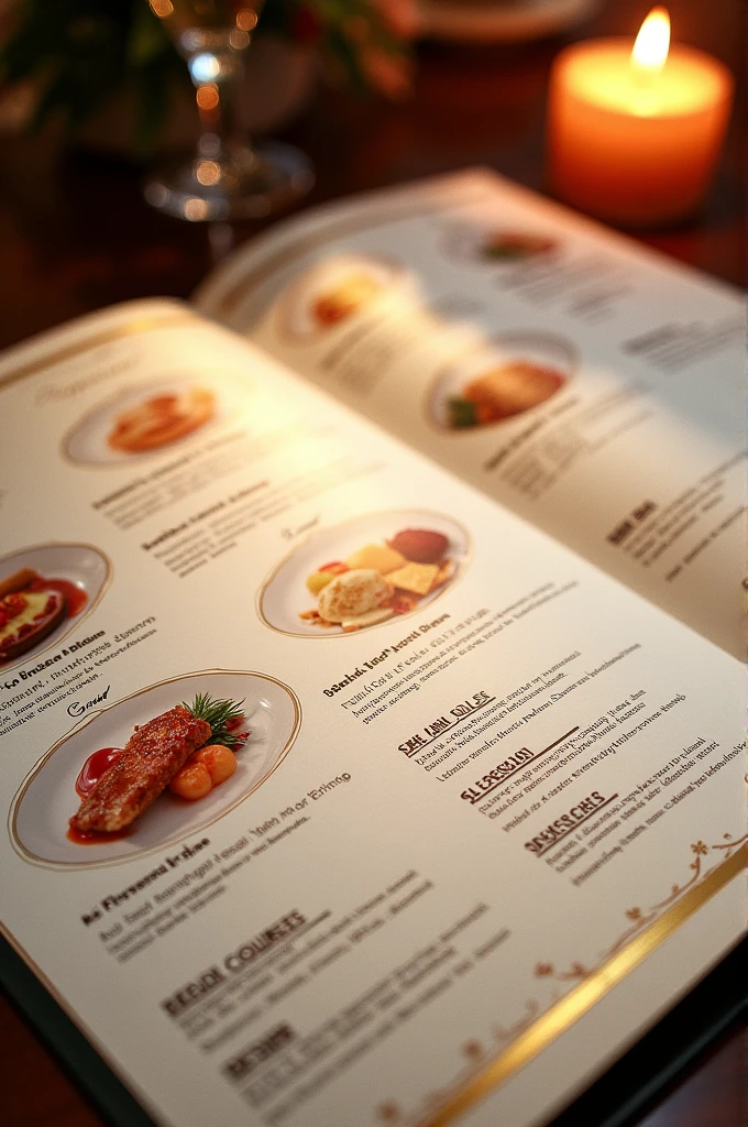 I need hotel menu 