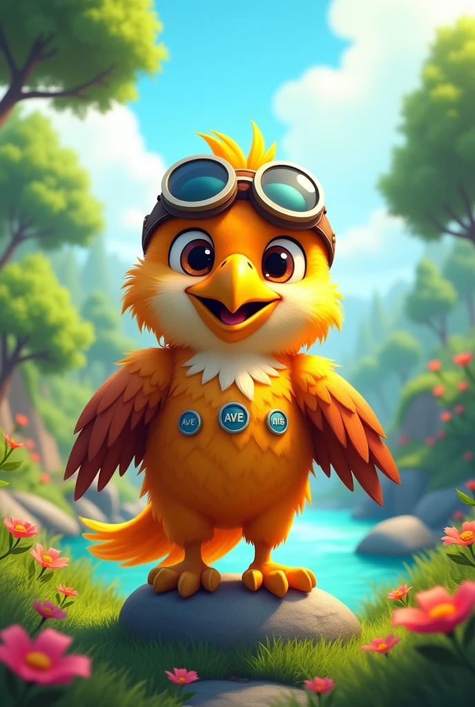 Create a mascot that is not robotic with the acronym AVE