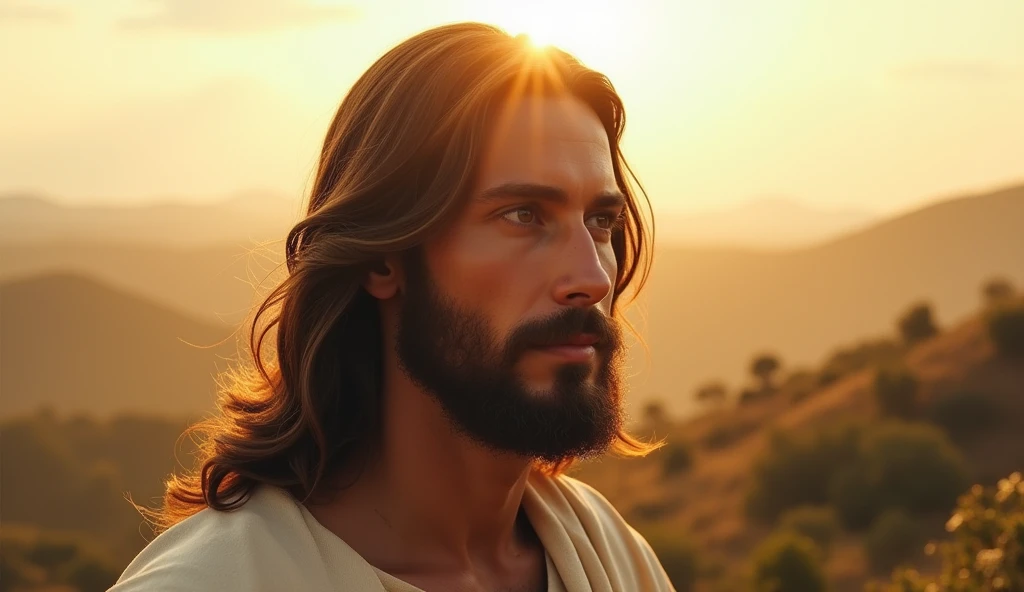 "jesus, muka, detailedeyes, masculine, Expressive, perfil, carismatic."