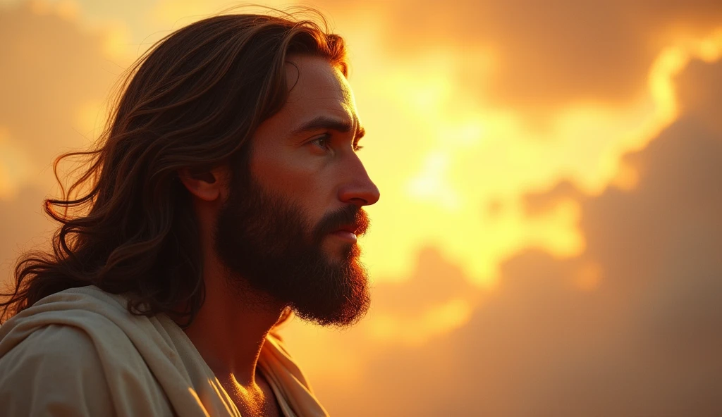 "jesus, muka, detailedeyes, masculine, Expressive, perfil, carismatic."