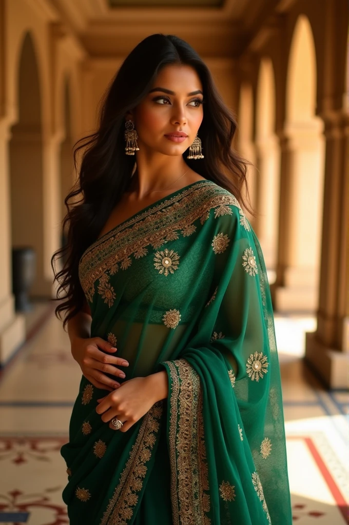Generate image of tamannaah bhatia in saree