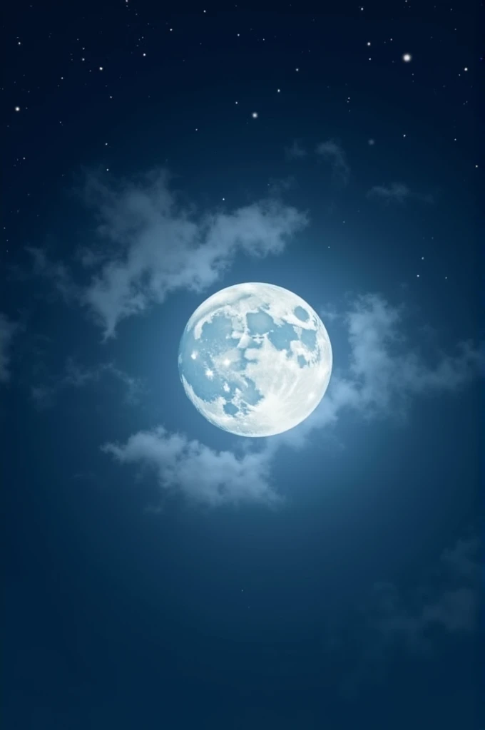 Moon in sky