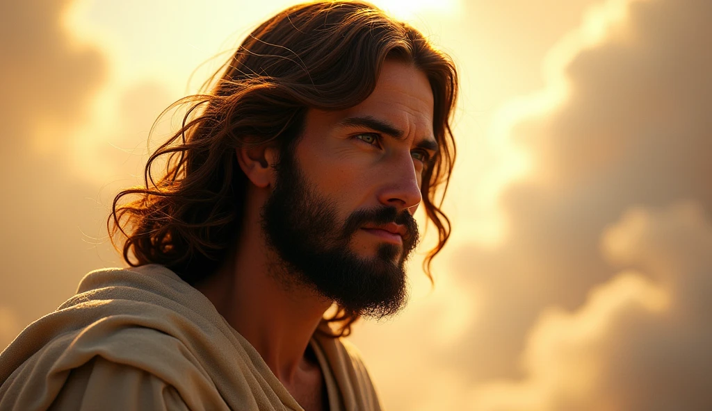 "jesus, muka, detailedeyes, masculine, Expressive, perfil, carismatic."