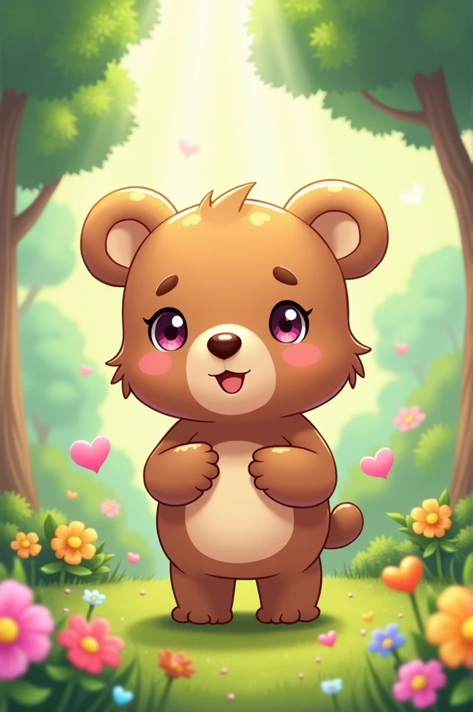Oso chibi demisexual