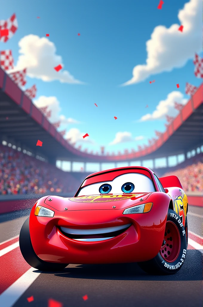 Lightning McQueen Birthday Invitation