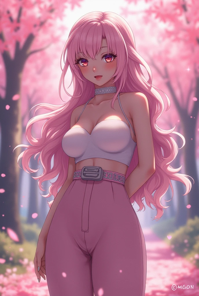 Creat a Anime waifu with big tits 