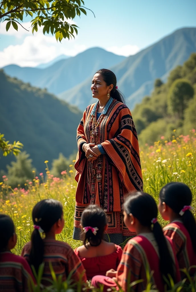 mother laura montoya upegui with indigenous
