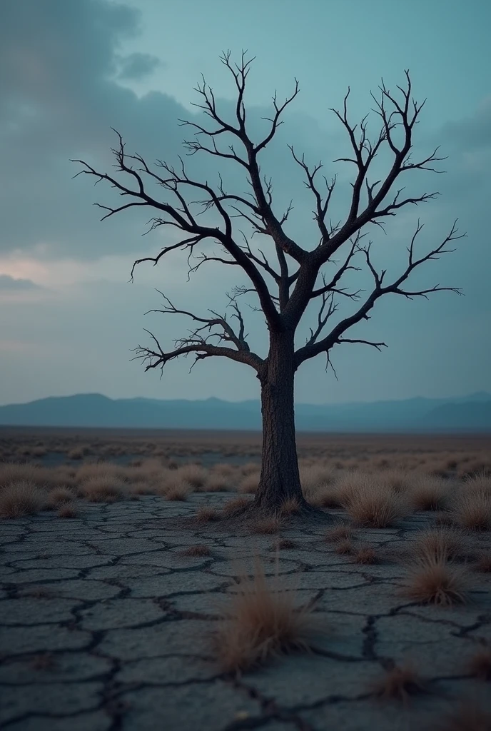 death, loner, a lonely tree, landscape, loneliness