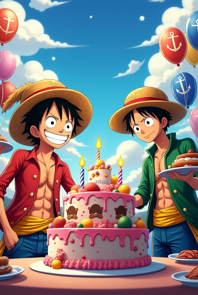 One Piece Birthday Background 