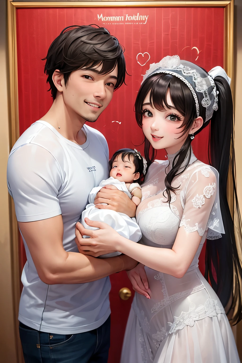 Realistic, HD, 4K processing, on the subway, cleft lip, blush, makeup, light smile, light purple hair, white maid outfit, wet clothes, glowing thighs, big teary eyes, bare shoulders, collarbones, narrow waist, sunlight, wind, big breasts, low chest, sweat, black old man behind him, black old man next to him, seventy year old black man next to him, seventy year old man holding girl, girl snuggled in the arms of seventy old man, seventy old man holding girl, old man holding her, old man holding her tightly, Old man holding her and kissing, kissing, happy kissing, pregnant, pregnant, 9 pregnant, full body photo