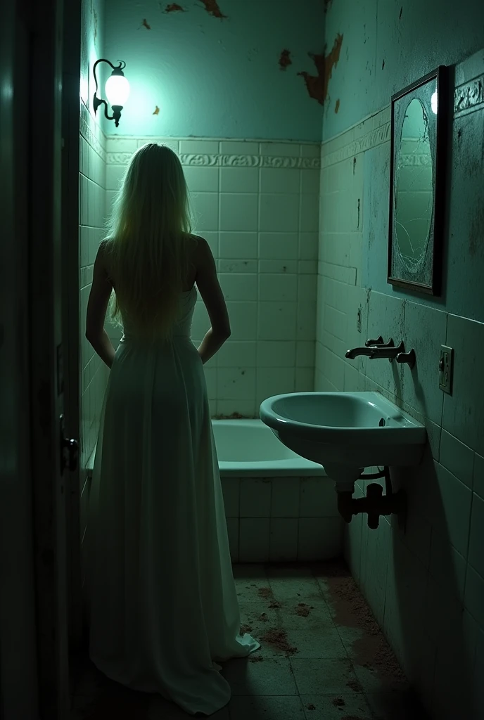 Bathroom blonde urban legend horror