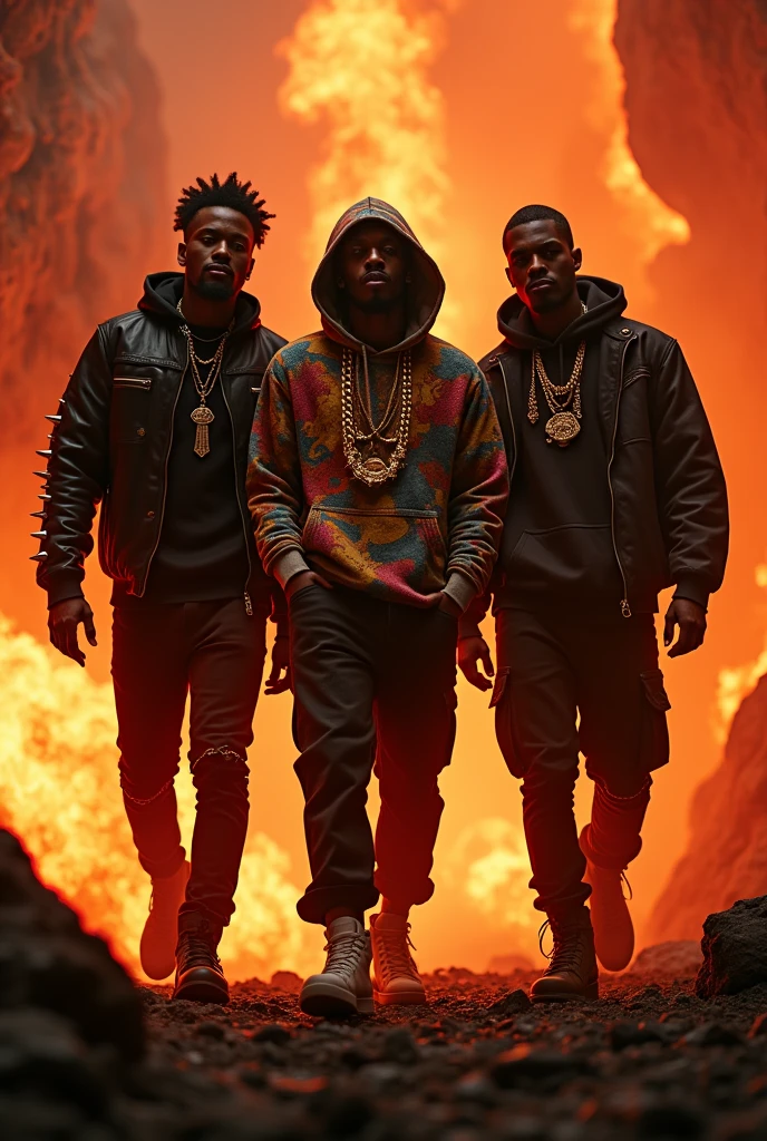 3 rappers coming out of hell