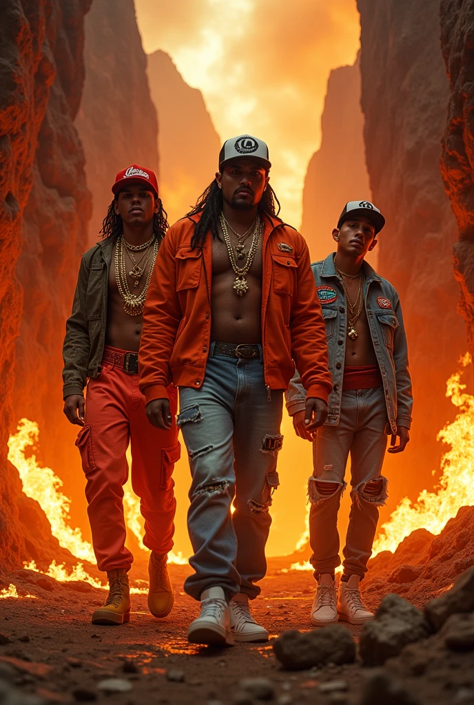 3 Latin rappers coming out of hell