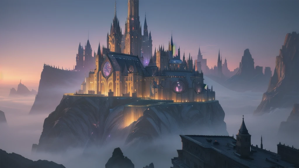 A breathtaking fantasy town, magical city, ethereal architecture, stunning rooftops, glowing lights, serene atmosphere, fantastical elements, whimsical details, dreamlike ambiance, dramatic lighting, vibrant colors, stunning vistas, floating islands, alien technology, cinematic composition, award-winning digital art, masterful 3D rendering, hyper-detailed environment, cinematic mood, concept art style, mood lighting, volumetric fog, dramatic shadows, futuristic cityscape, intricate details, otherworldly aesthetics, beautiful skyline, majestic towers, cinematic camera angle, epic scale, awe-inspiring visuals, (best quality,4k,8k,highres,masterpiece:1.2),ultra-detailed,(realistic,photorealistic,photo-realistic:1.37)