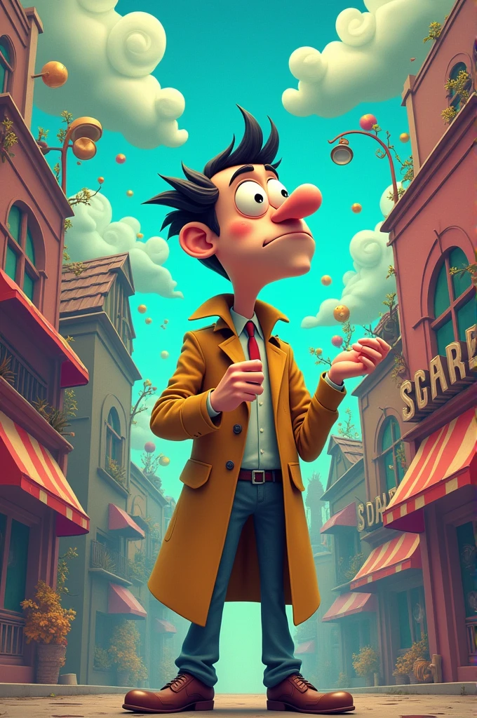 A drugged Inspector Gadget