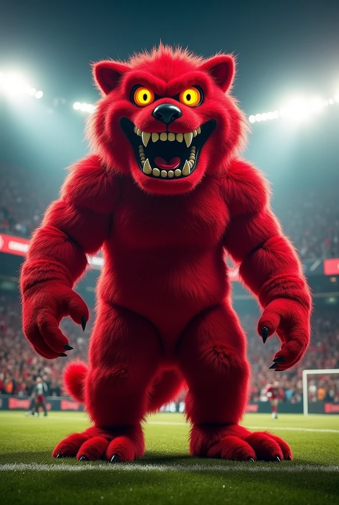 Red Intimidating Mascot 