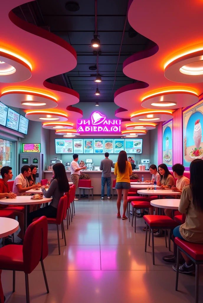 idea of selling a fast food area in the future, like a taco bell type arepa