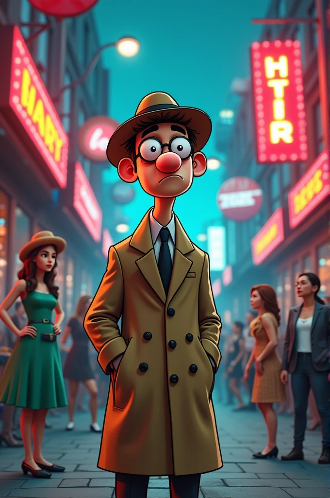 Inspector Gadget on drugs. Inspector Gadget, droopy eyes, Red eyes, swollen eyes