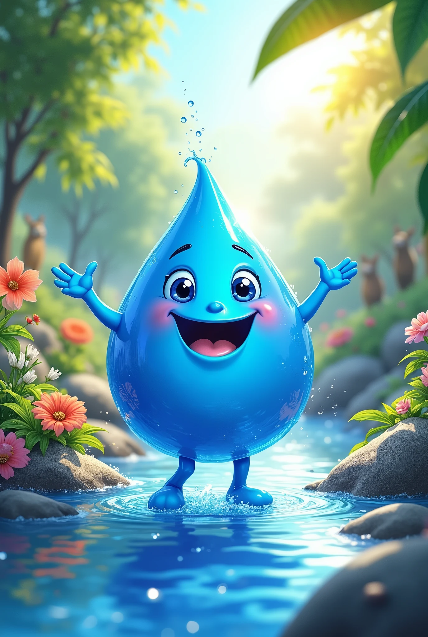 Create a slogan based on the importance of water