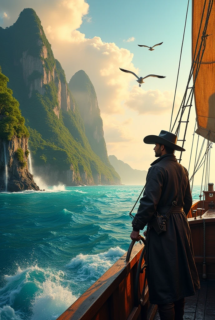 Discovering a new continent from the sea

