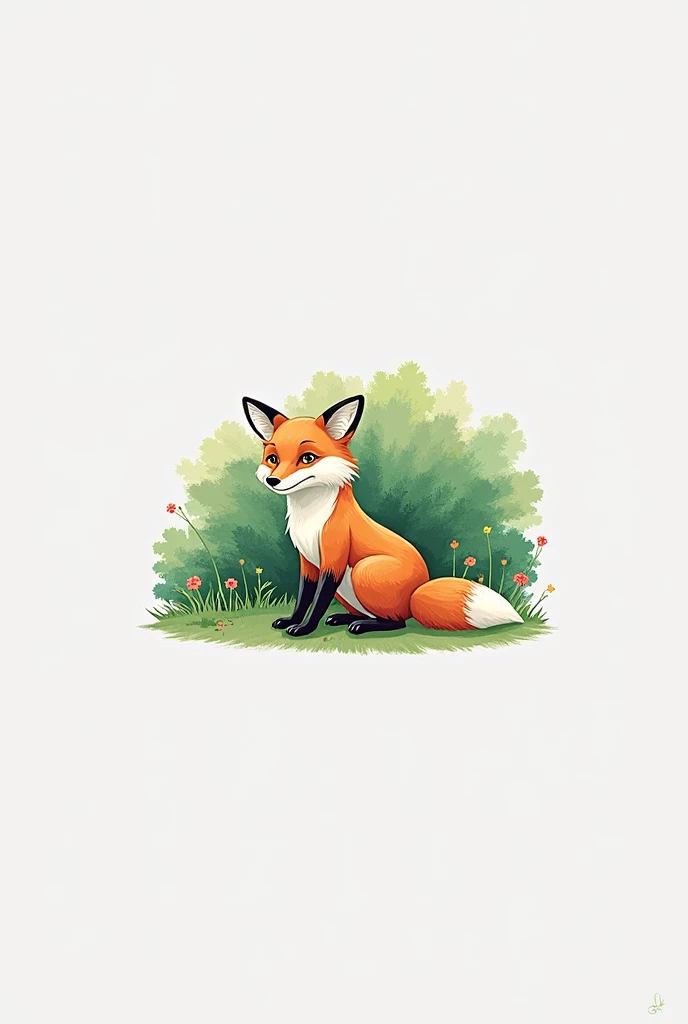 Make a realistic fox, Although, in drawing and that it is simple