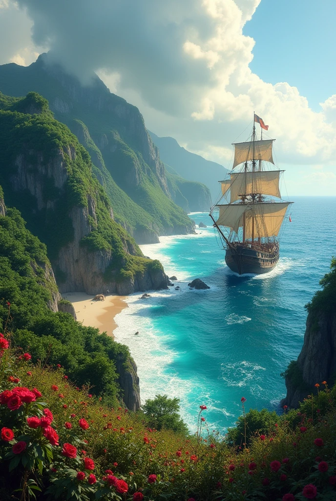 Discovering a new continent from the sea

