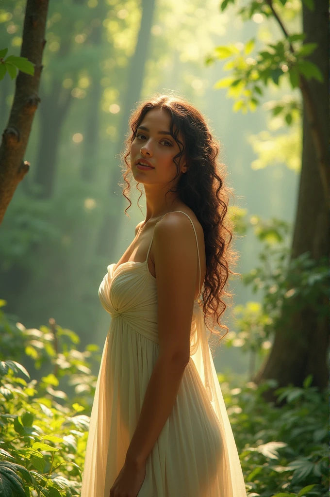 Woman without clothes