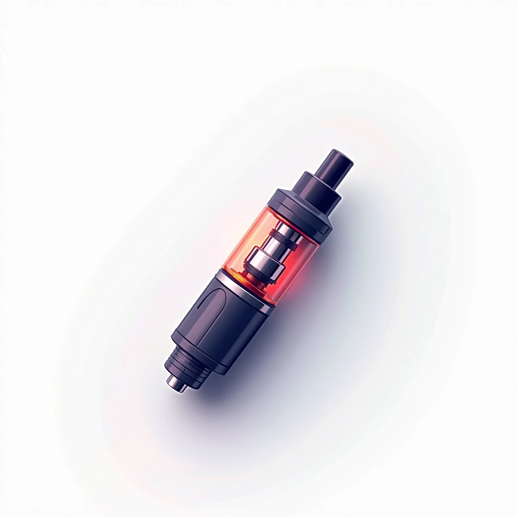 Vector art, vape cartridge, White background