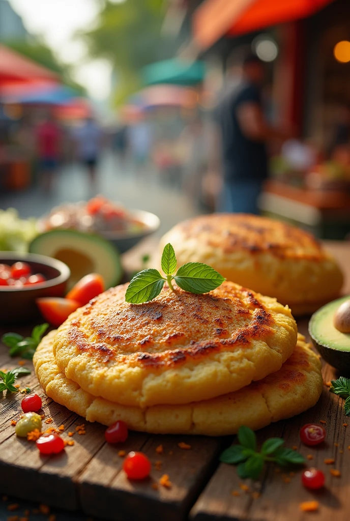 toasted arepa idea