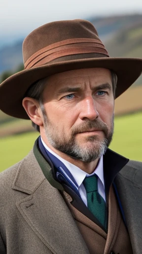 A Welsh man focus on the face