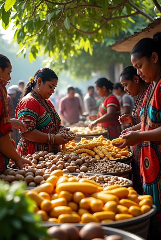 Marketing of corn, Bean, potatoes and coffee, in an indigenous area