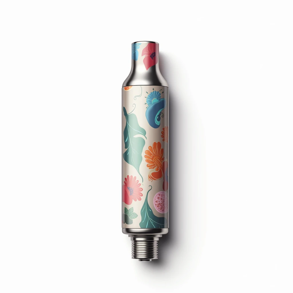 Vector art, vaporizer cartridge for vaping, White background