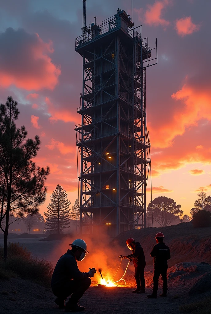 Temuco soldering tower