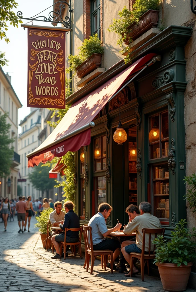 Make an antique coffee house and which ones banner board shows paradoxical vibes