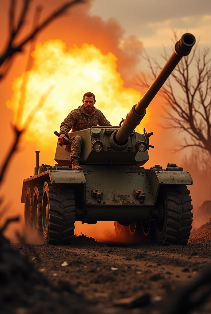 Of artillery in combat
