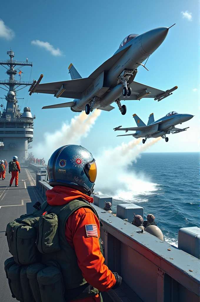 Us marine jets out or aircraft carriers