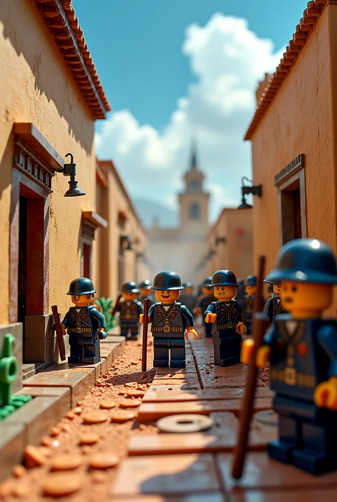 Lego set box Battle Toma de Zacatecas 1914. The box says on the cover: Taking of Zacatecas (Mexican civil war)