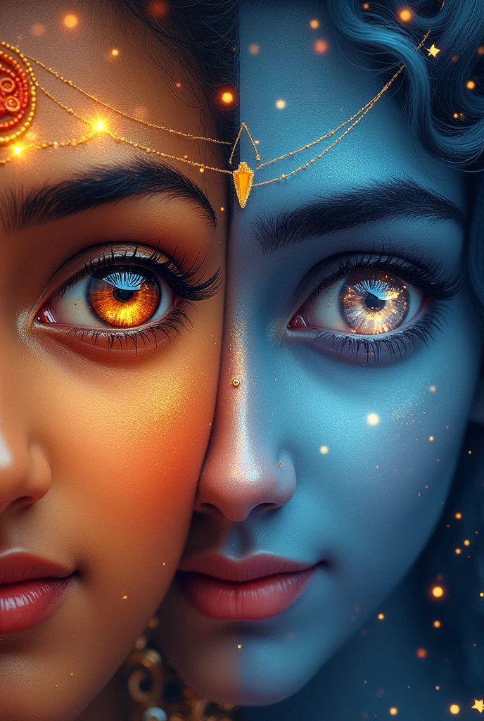 Ram , Krishna , shiva eyes collage wallpaper
Only their eyes