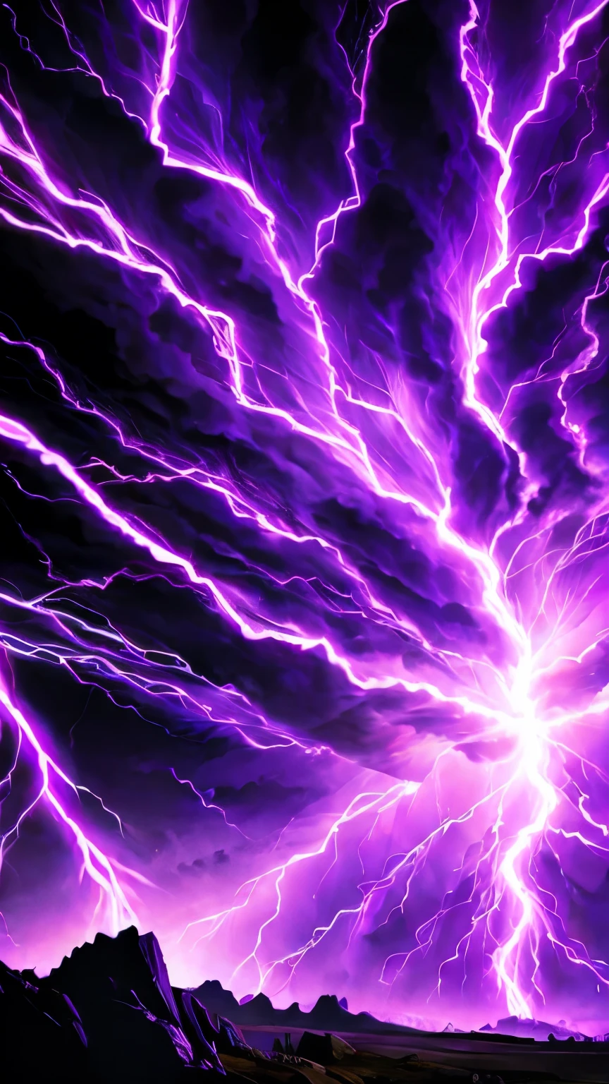 purple lightning