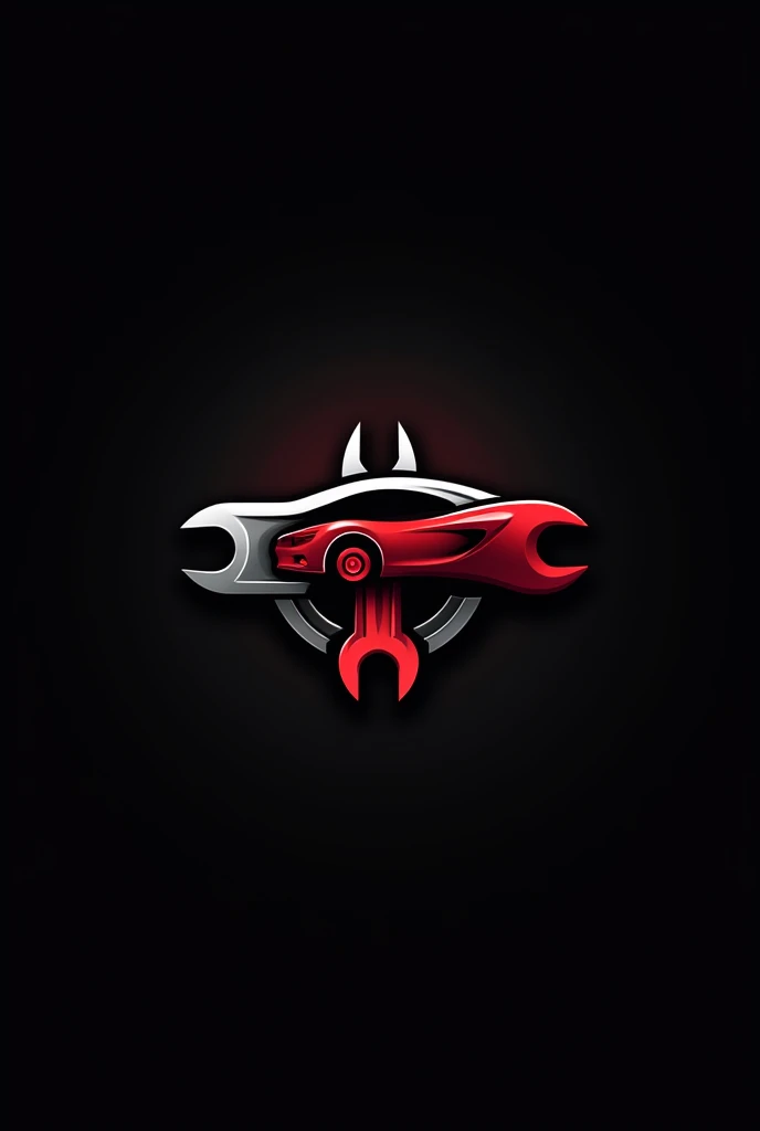 A logo of an automotive workshop