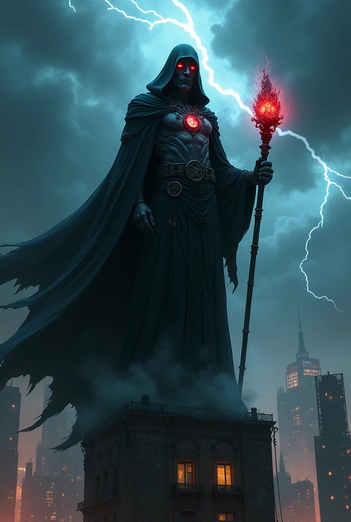 Create a very powerful dark super villain