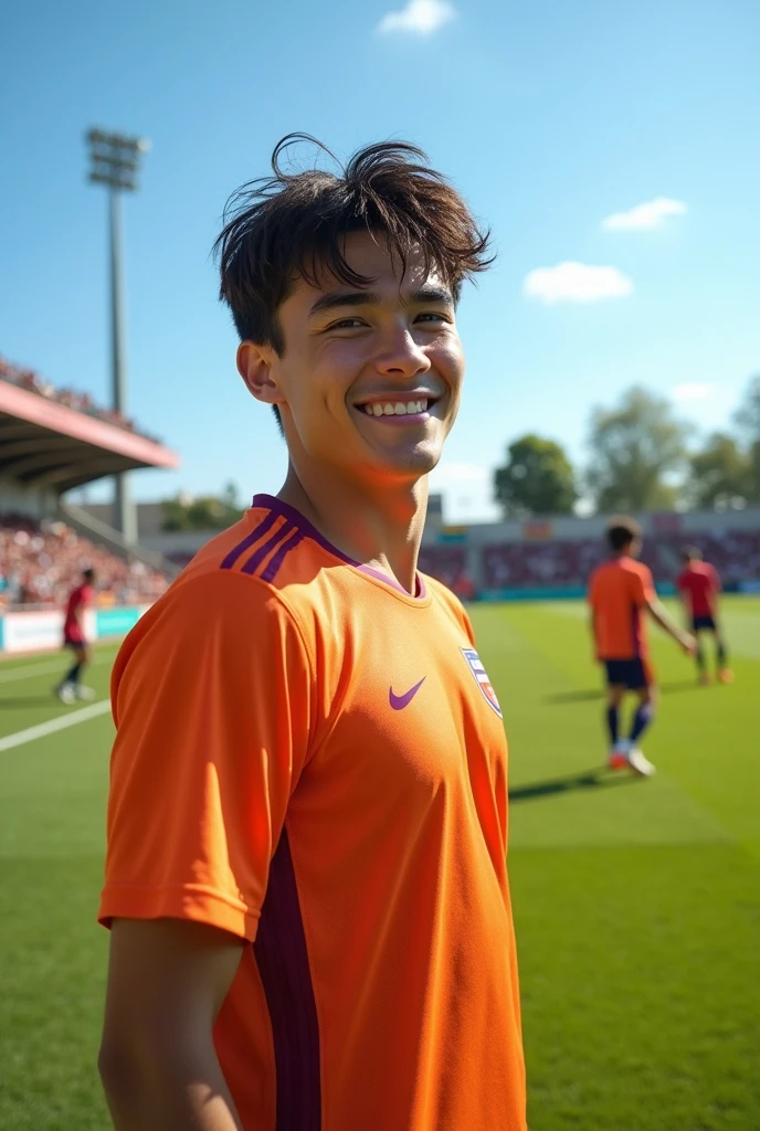 Cute 19 years football boy
