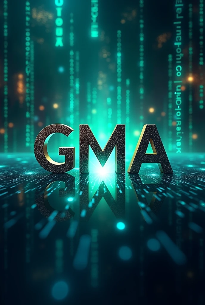 Crypto currency with letters "GMA"
