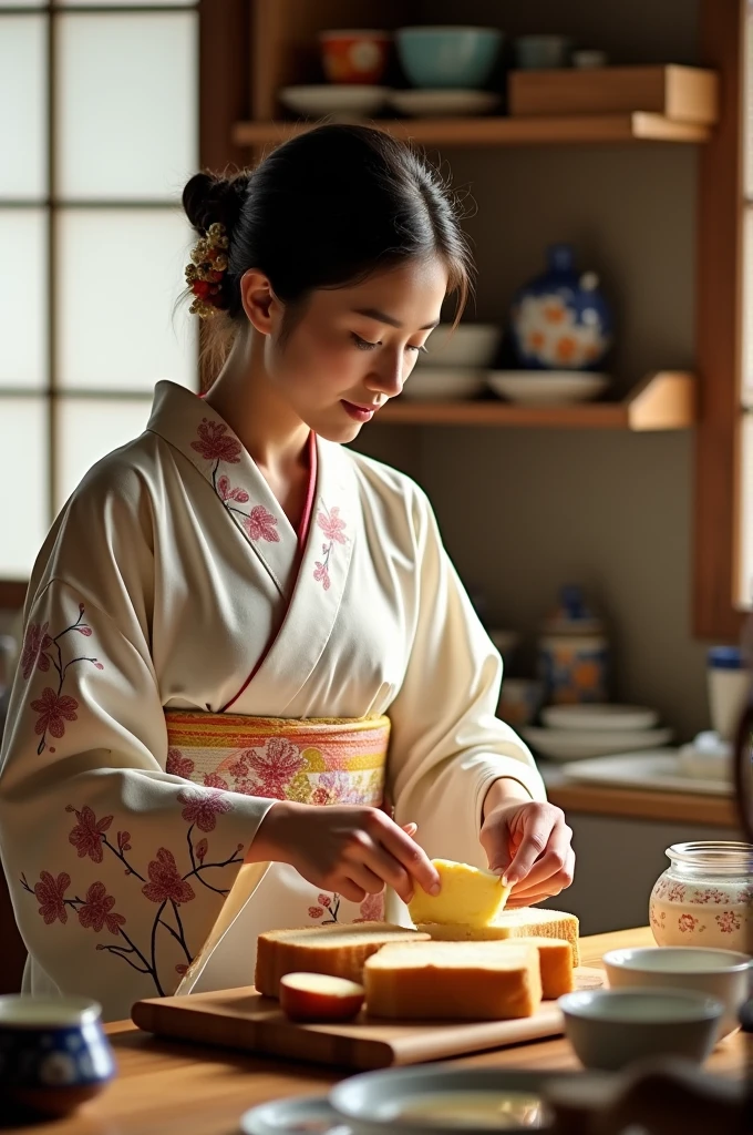 Eat margarine　Japanese beauty