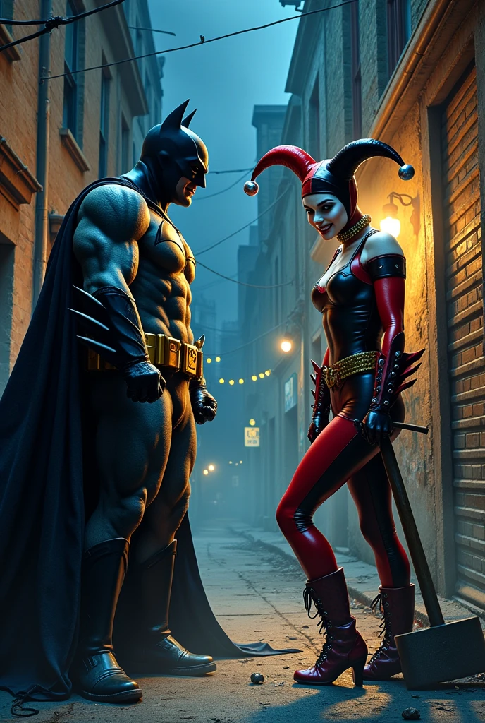 Batman vs harley quinn 